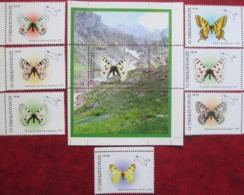 Uzbekistan  2006  Butterflies  7 V + S/S  MNH - Ouzbékistan