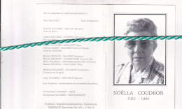 Noëlla Rachelle Coudron-Salomez, Zonnebeke 1922, 1994. Foto - Obituary Notices