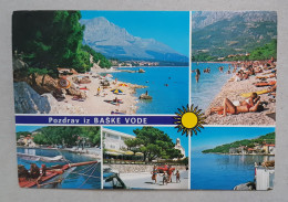 70s-BAŠKA VODA-Vintage Panorama Postcard-Ex-Yugoslavia-Croatia-Hrvatska-used With Stamp-1979 - Jugoslawien