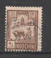 INDOCHINE - 1927 - N°YT. 126 - Laboureur 4/5c Marron - Oblitéré / Used - Oblitérés