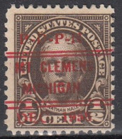 USA LOCAL Precancel/Vorausentwertung/Preo From MICHIGAN - Mount Clemens, Type L-3 ITS - Préoblitérés