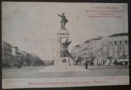 POSTCARD - LISBOA - Monumento Ao Duque De Saldanha - Colecção Agua Inglesa Nº 2 - Não CIRCULADO - Lisboa