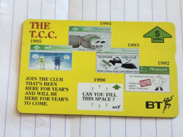 United Kingdom-(BTG-694)-TCC Membership Card-1996-(696)-(605E21256)(tirage-1.000)-cataloge-6.00£-mint - BT Allgemeine