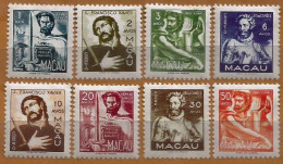 Macau - 1951 Personalities- Jorge Alvares -St. Francis Xavier -Luise De Camoens - Fernao Mendes Pinto - Complete Set-MLH - Ungebraucht