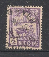 INDOCHINE - 1927 - N°YT. 131 - Laboureur 5c Violet - Oblitéré / Used - Usati