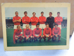 FOOTBALL:TRES BELLE CARTE DE L'EQUIPE DU STANDARD DE LIEGE  FIN 60 DEBUT 70 - Voetbal