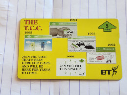 United Kingdom-(BTG-694)-TCC Membership Card-1996-(698)-(605E22993)(tirage-1.000)-cataloge-6.00£-mint - BT Algemene Uitgaven