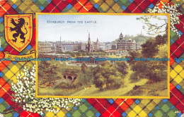 R154669 Edinburgh From The Castle. Valentine. Art Colour. 1946 - World
