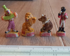 Lot De 4 Fèves Du Cirque Banette - Personnages