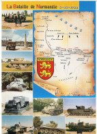 Débarquement En Normandie 1944 - La Bataille De Normandie - Plan Des Sites - Oorlog 1939-45