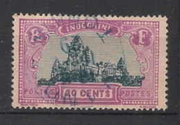 INDOCHINE - 1927 - N°YT. 140 - Angkor 20c Lilas - Oblitéré / Used - Usados