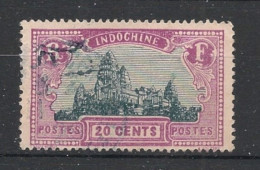 INDOCHINE - 1927 - N°YT. 140 - Angkor 20c Lilas - Oblitéré / Used - Oblitérés