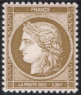 FRANCE 2022 - Timbre Issu Du Feuillet 150 Ans De La Carte Postale En France (carte Cérès Précurseur) - YT 5583 Neuf ** - Neufs