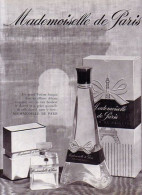 1963 Publicite Parfum Mademoiselle Paris Lancaster Affiche - Advertising