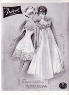 1960 Publicite Lingerie Nylon Neyret Paris Affiche - Advertising