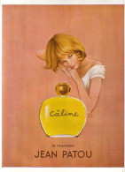 1965 Publicite Parfum Caline Jean Patou Affiche - Advertising