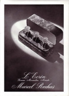 1952 Publicite Parfum Rochas L Ecrin Mousseline Affiche - Publicités