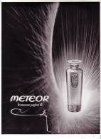 1952 Publicite Parfum Meteor Coty Affiche - Publicités