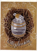 1951 Publicite Parfum Caron With Pleasure Affiche - Publicités