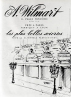1952 Publicite A.Wilmart Soieries L.Ferrant Affiche - Publicités