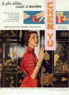 1950 Publicite Chen Yu Vernis A Ongles Affiche - Advertising