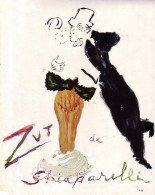 1949 Publicite Zut Schiaparelli Vertes Affiche - Publicités