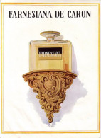 1949 Publicite Farnesiana Caron Parfum Affiche - Publicités
