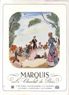 1949 Publicite Marquis Chocolat Paris Blossac Affiche - Publicités