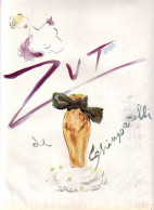 1948 Publicite Parfum Zut Schiaparelli Par Vertes Affiche - Publicités