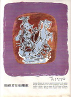 1948 Publicite Georges Braque Affiche - Publicités