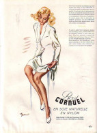 1948 Publicite Bas Cornuel Par Brenot Affiche - Publicités