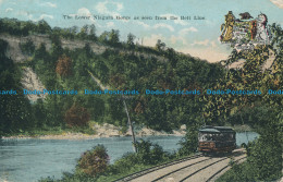 R160290 The Lower Niagara Gorge As Seen From The Belt Line. F. H. Leslie. 1921 - Monde