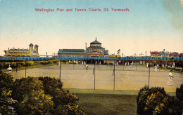 R160329 Wellington Pier And Tennis Courts. Gt. Yarmouth. 1929 - Monde
