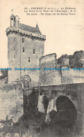 R161196 Chinon. The Castle. The Bridge And The Horloge Tower. A. Papeghin. 1929 - Monde