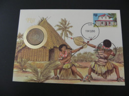 Fiji 20 Cents 1987 - Numis Letter 1990 - Figi