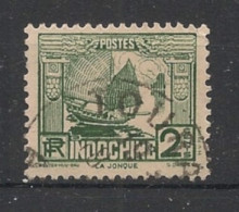 INDOCHINE - 1931-39 - N°YT. 156 - Jonque 2c Vert - Oblitéré / Used - Usados