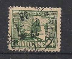 INDOCHINE - 1931-39 - N°YT. 156 - Jonque 2c Vert - Oblitéré / Used - Usati