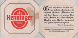 5006707 Bierdeckel Quadratisch - Henninger - Beer Mats