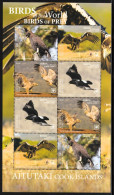 2019 Aitutaki Birds Of Prey Sheetlet (** / MNH / UMM) - Adler & Greifvögel