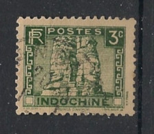 INDOCHINE - 1931-39 - N°YT. 157A - Angkor 3c Vert - Oblitéré / Used - Usados