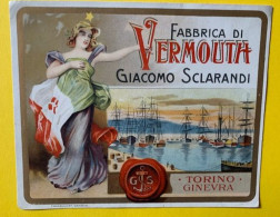 20178 - Italie Vermouth Giacomo Sclarandi Torino Ginevra - Autres & Non Classés