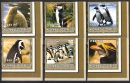 2002 Mozambique Penguins Set (** / MNH / UMM) - Pinguini