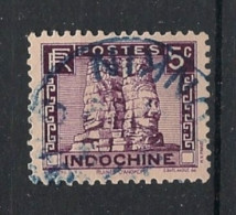 INDOCHINE - 1931-39 - N°YT. 159 - Angkor 5c Lilas - Oblitéré / Used - Used Stamps