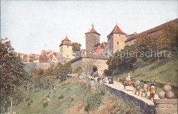 71874706 Rothenburg Tauber Kobolzeller-Tor Und Steig Rothenburg - Rothenburg O. D. Tauber