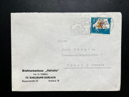 ENVELOPPE ALLEMAGNE / KARLSRUHE DURLACH POUR BASEL SUISSE - Covers & Documents