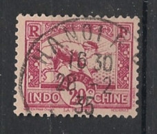 INDOCHINE - 1931-39 - N°YT. 163 - Rizière 20c Rose - Oblitéré / Used - Oblitérés