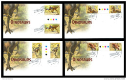 Australia 2013:  Dinosaur, Prehistoric Animals  Prehistory, Paleontology, Palaeontology, FDC - Prehistorisch