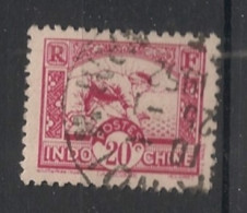 INDOCHINE - 1931-39 - N°YT. 163 - Rizière 20c Rose - Oblitéré / Used - Usati