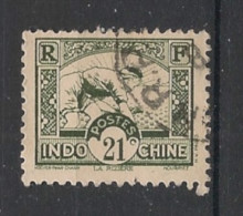 INDOCHINE - 1931-39 - N°YT. 164 - Rizière 21c Olive - Oblitéré / Used - Oblitérés