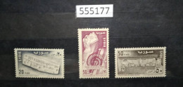 555177; Syria; 1956; International Museum Week; 20 - 30 - 50 Piastres; GB 601 - 603; MNH - Syrie